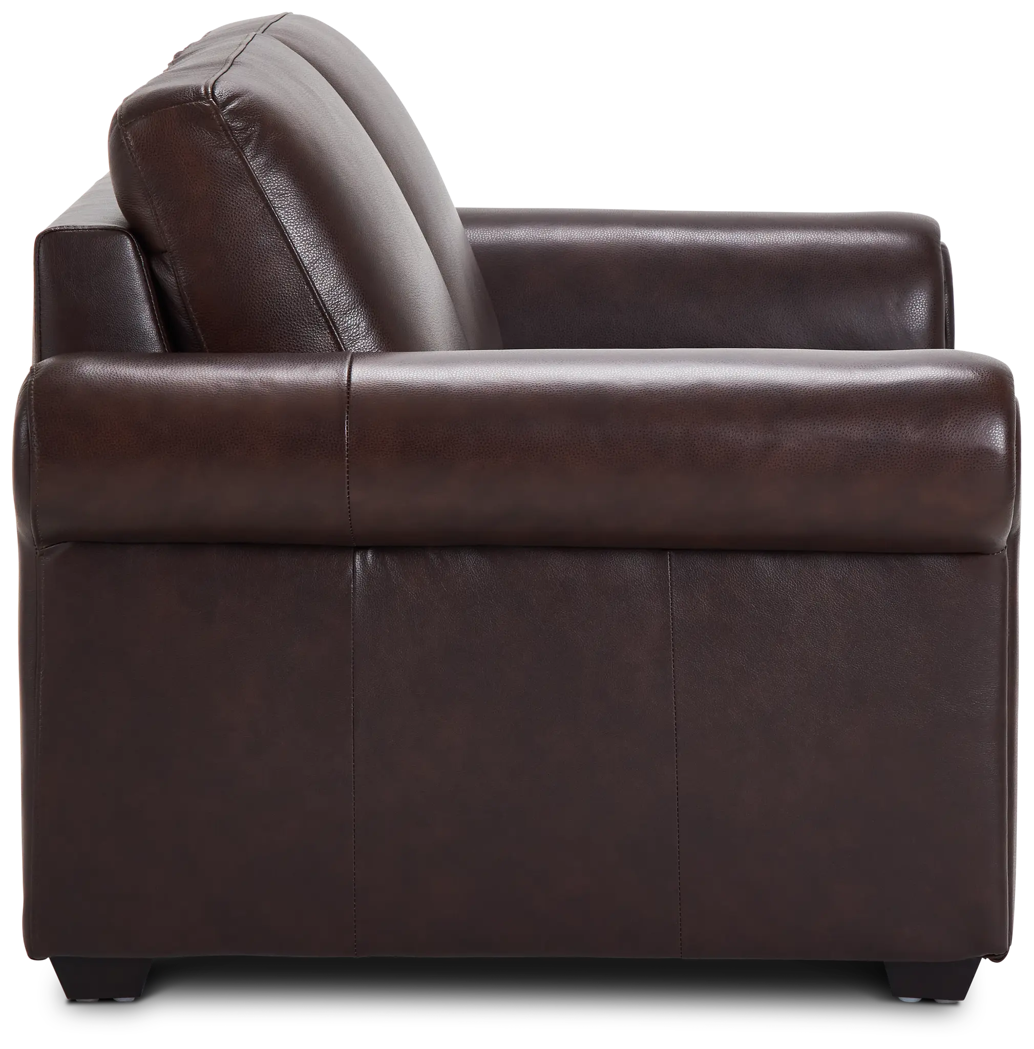 Lincoln Medium Brown Lthr/vinyl Loveseat Lincoln Medium Brown Lthr/vinyl Loveseat