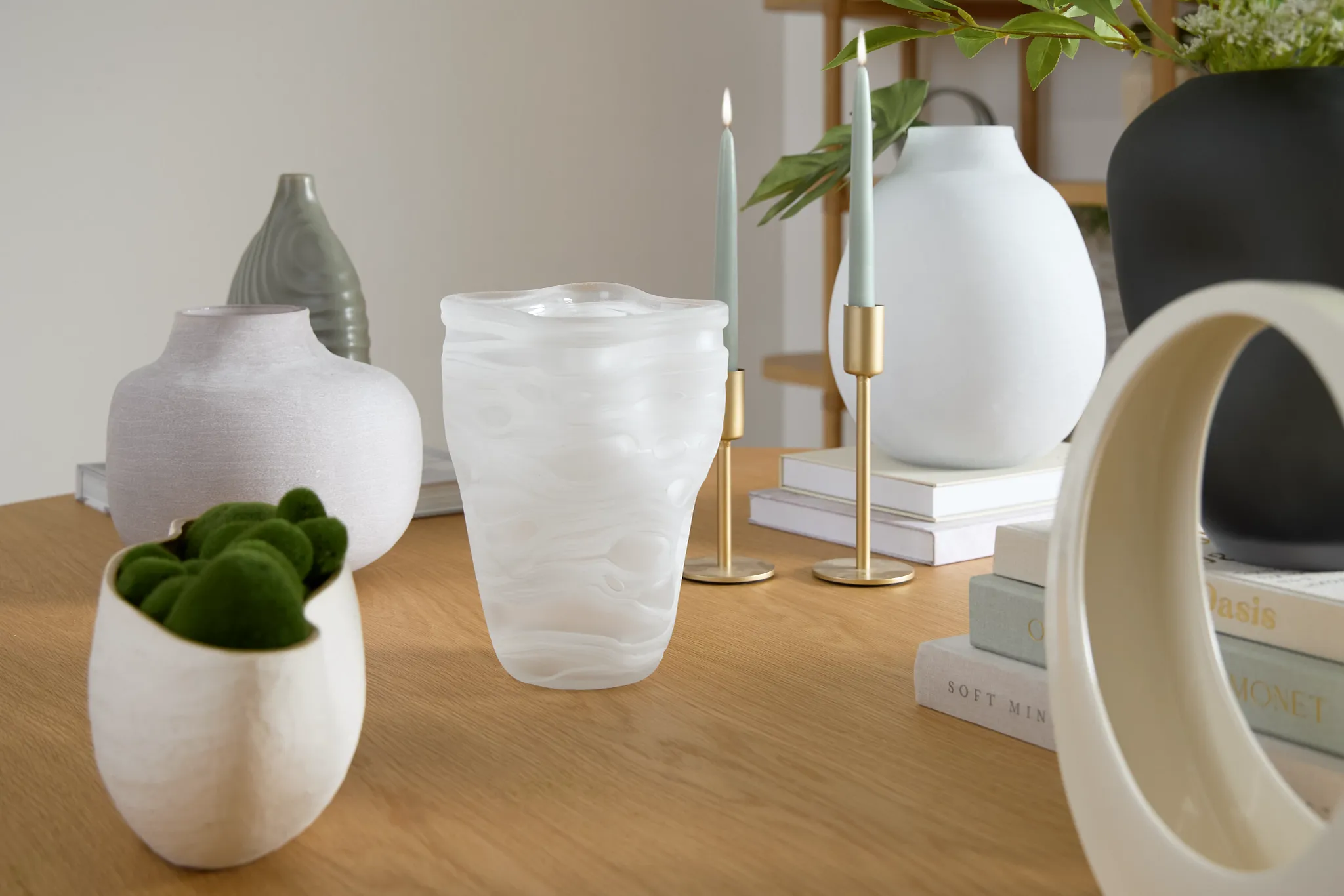 Gail White Medium Vase