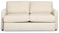 Maxwell Light Gray Fabric Loveseat