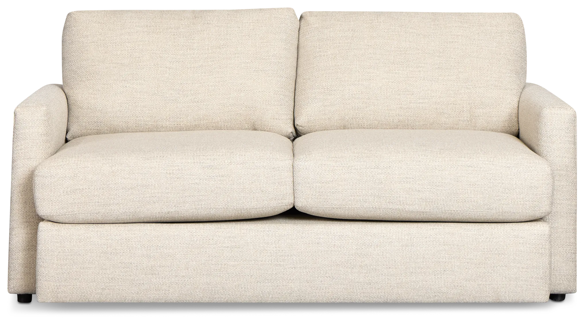 Maxwell Light Gray Fabric Loveseat