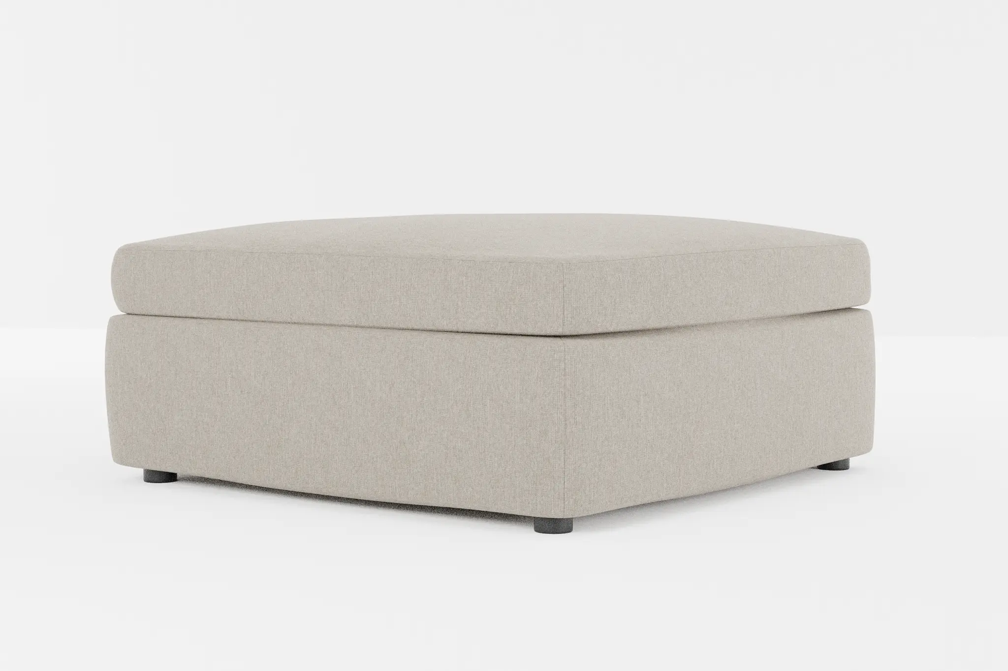 Destin Elevation Khaki Fabric Cocktail Ottoman Destin Elevation Khaki Fabric Cocktail Ottoman