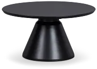 Keenan Black Wood Coffee Table