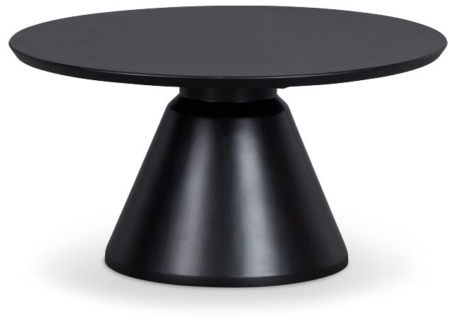 Keenan Black Wood Coffee Table