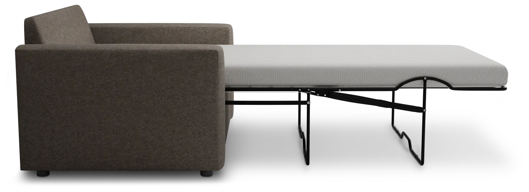 Siesta Elite Brown Fabric Cooling Memory Foam Sleeper