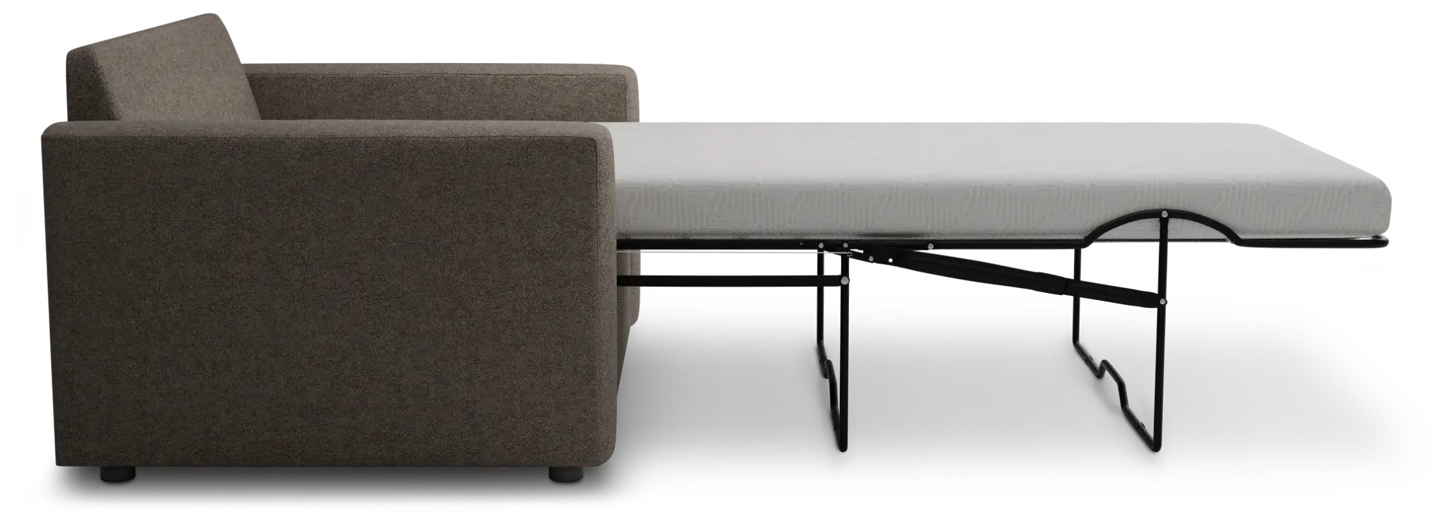 Siesta Elite Brown Fabric Cooling Memory Foam Sleeper Siesta Elite Brown Fabric Cooling Memory Foam Sleeper