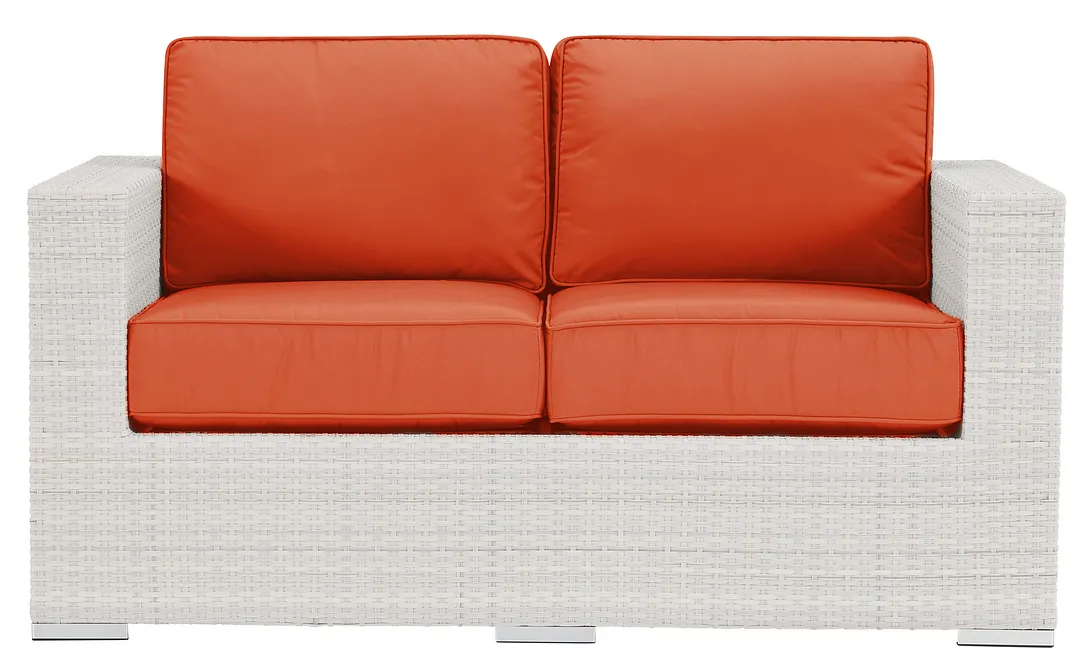 Biscayne Orange Loveseat Biscayne Orange Loveseat