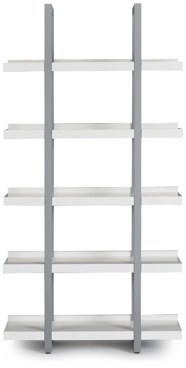 Clark White Bookcase