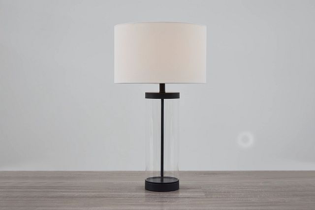 Lucia Black Large Table Lamp