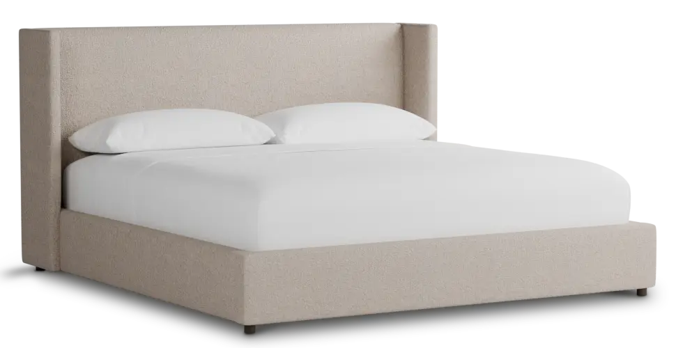 Captiva Elite Taupe 48" Upholstered Shelter Bed Captiva Elite Taupe 48" Upholstered Shelter Bed
