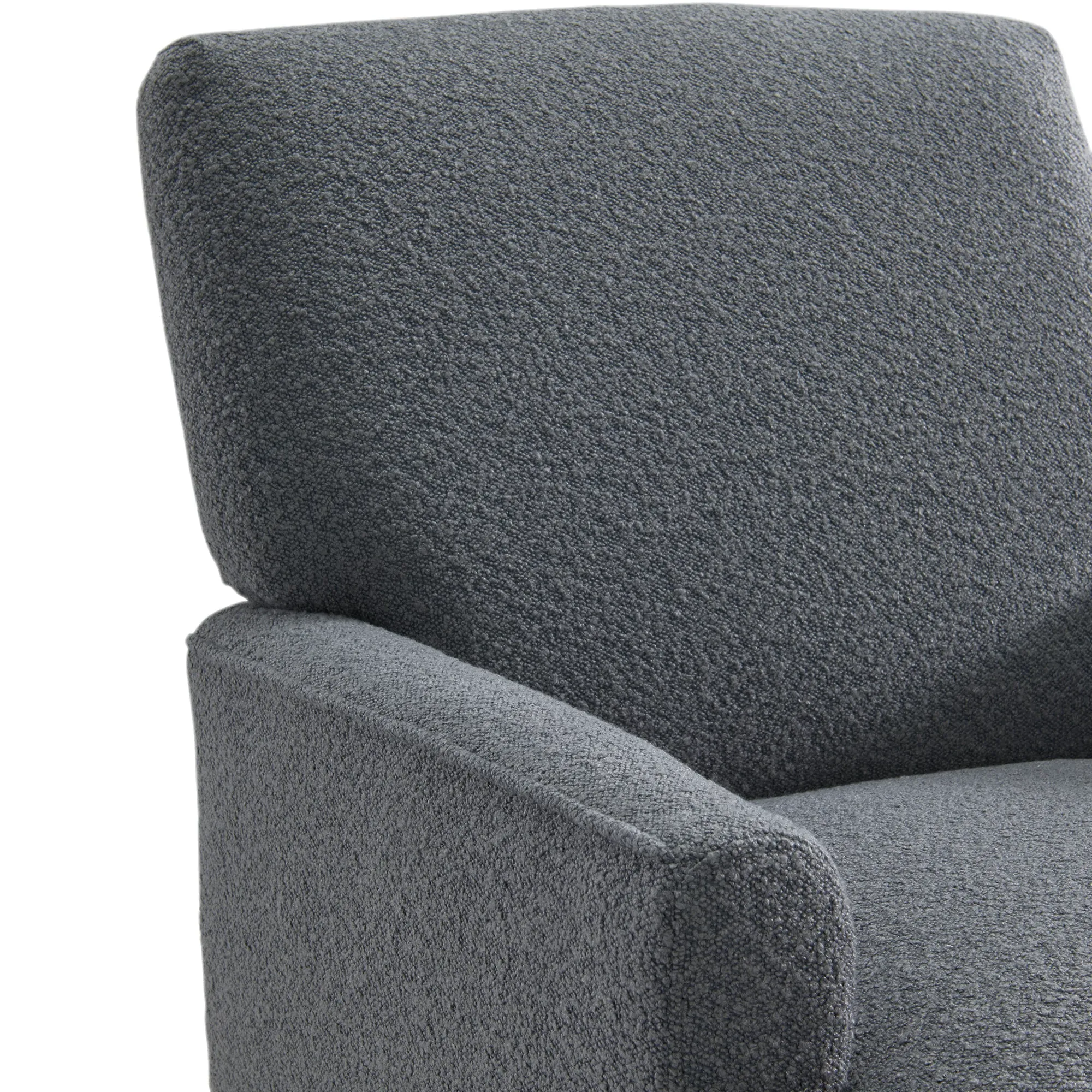 Dinah Gray Fabric Accent Chair