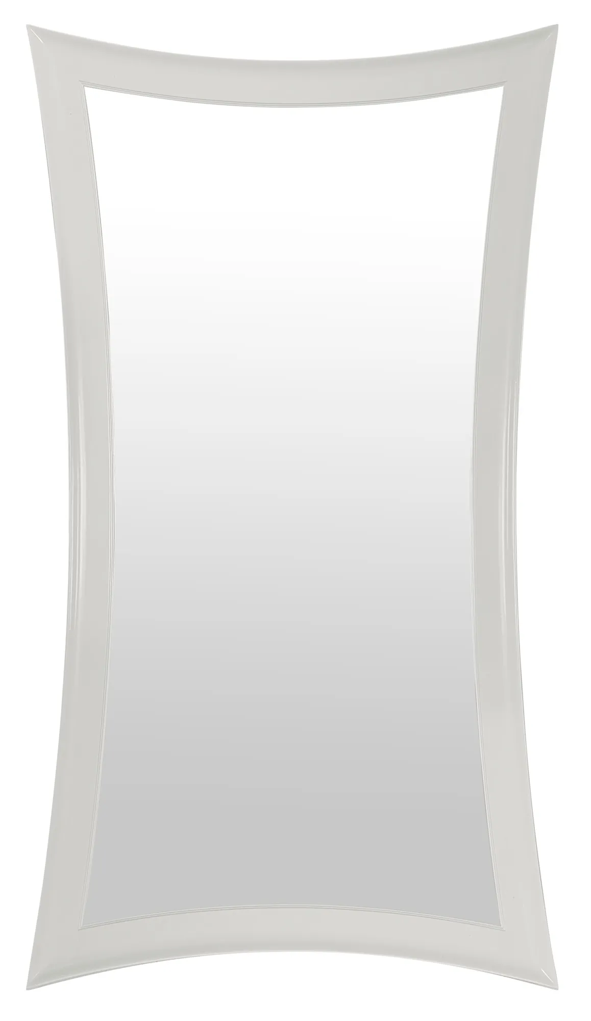 Brielle White Floor Mirror