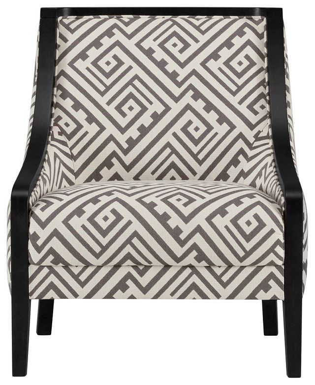 Tribeca2 Multicolored Fabric Accent Chair (2)