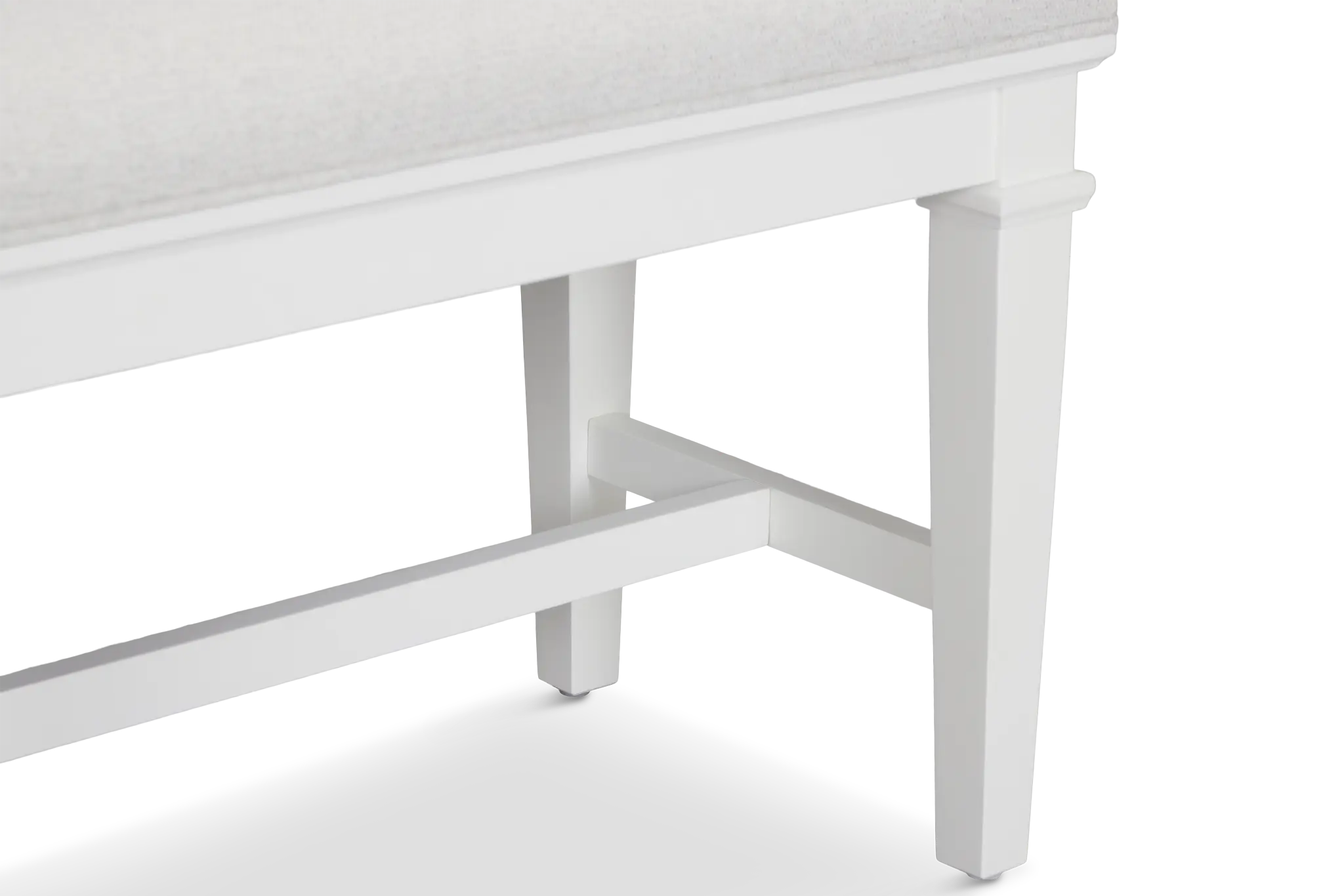 Cape Cod Ivory Upholstered Dining Bench Cape Cod Ivory Upholstered Dining Bench
