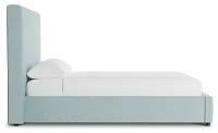 Grayton Elite Light Blue 54" Upholstered Platform Bed