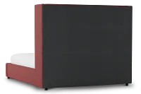 Captiva Elite Red 60" Upholstered Shelter Bed