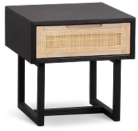 Four Hands Malibu Black End Table