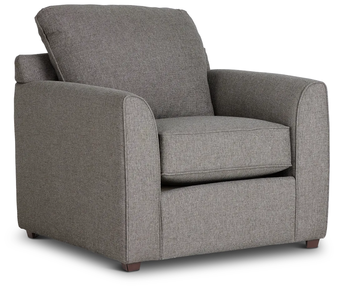 Asheville Brown Fabric Chair