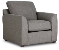 Asheville Brown Fabric Chair