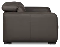 Kieran Dark Brown Lthr/vinyl 2-piece Modular Power Reclining Sofa