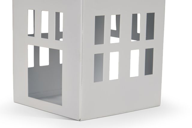 House White Small Candle Holder