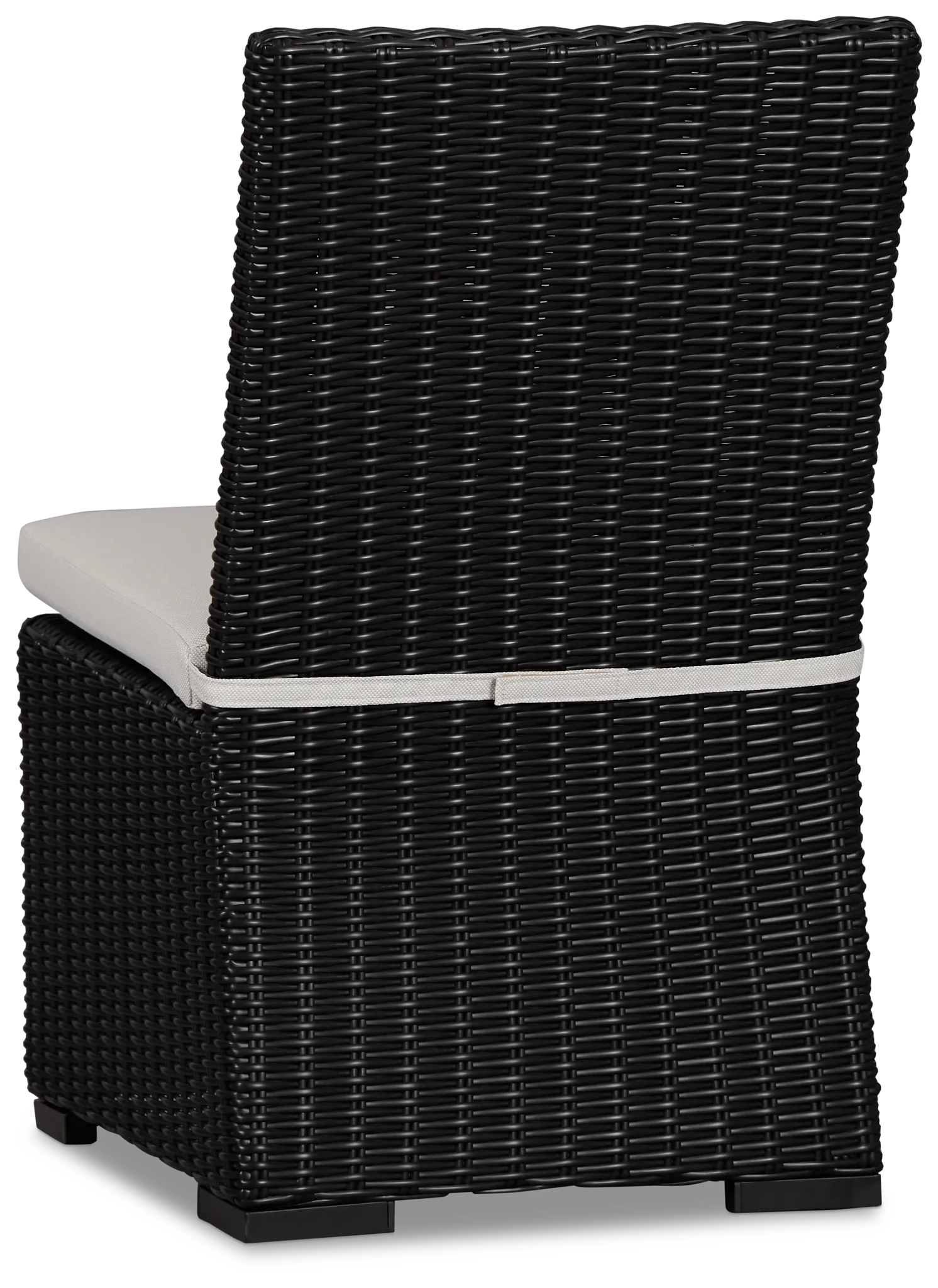 Montecito Black Cushioned Side Chair