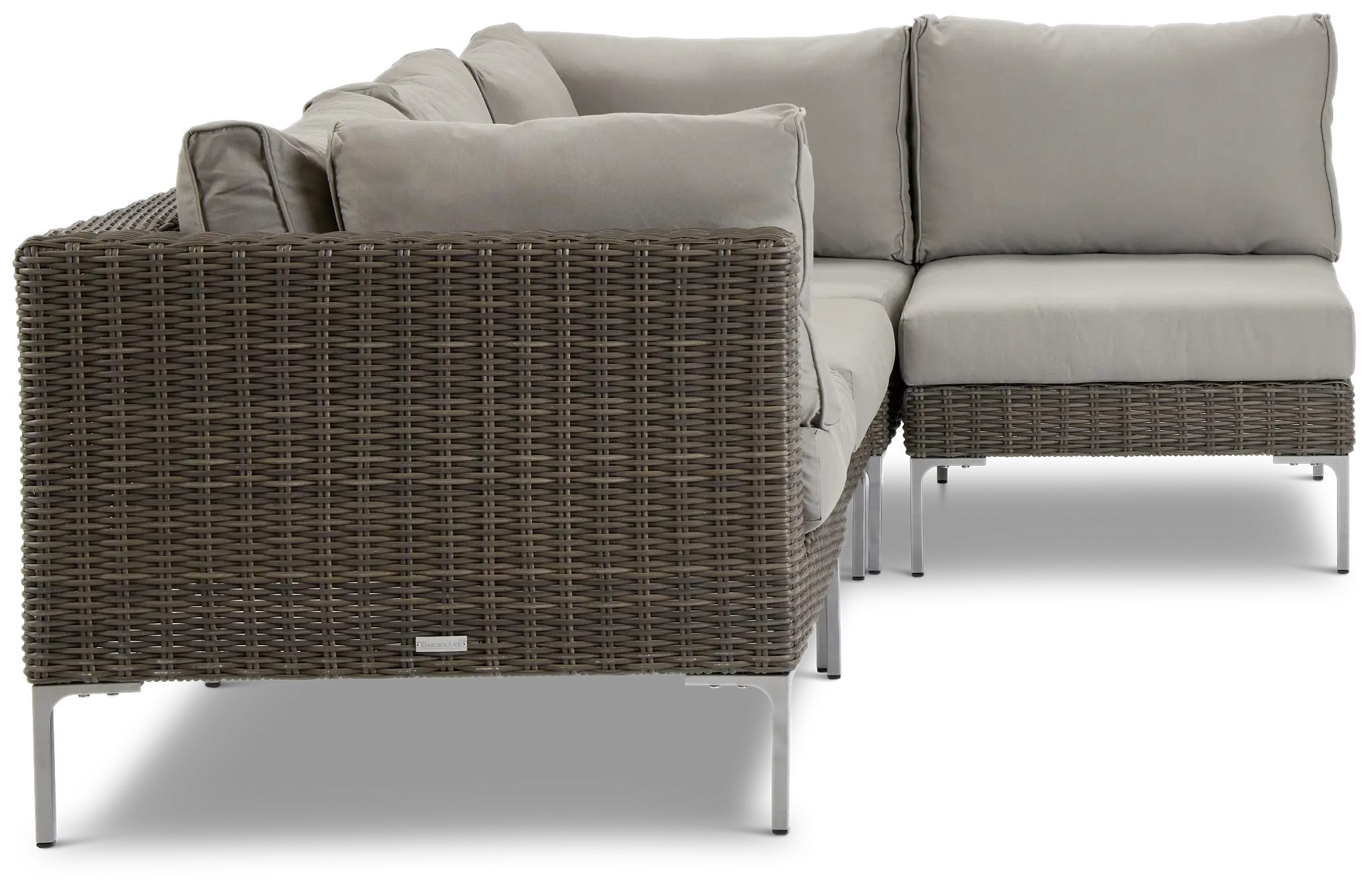Tulum Gray Woven 4-piece Modular Sectional Tulum Gray Woven 4-piece Modular Sectional