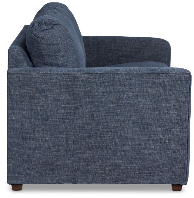 Davis Dark Blue Micro Sofa