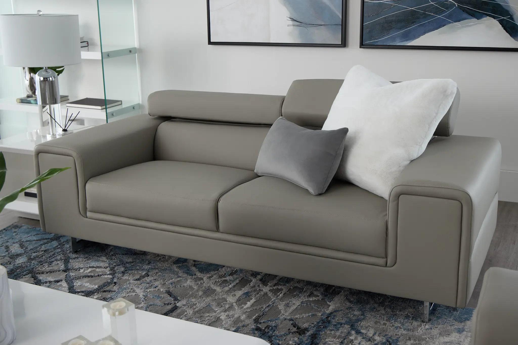 Drew Gray Micro Sofa Drew Gray Micro Sofa