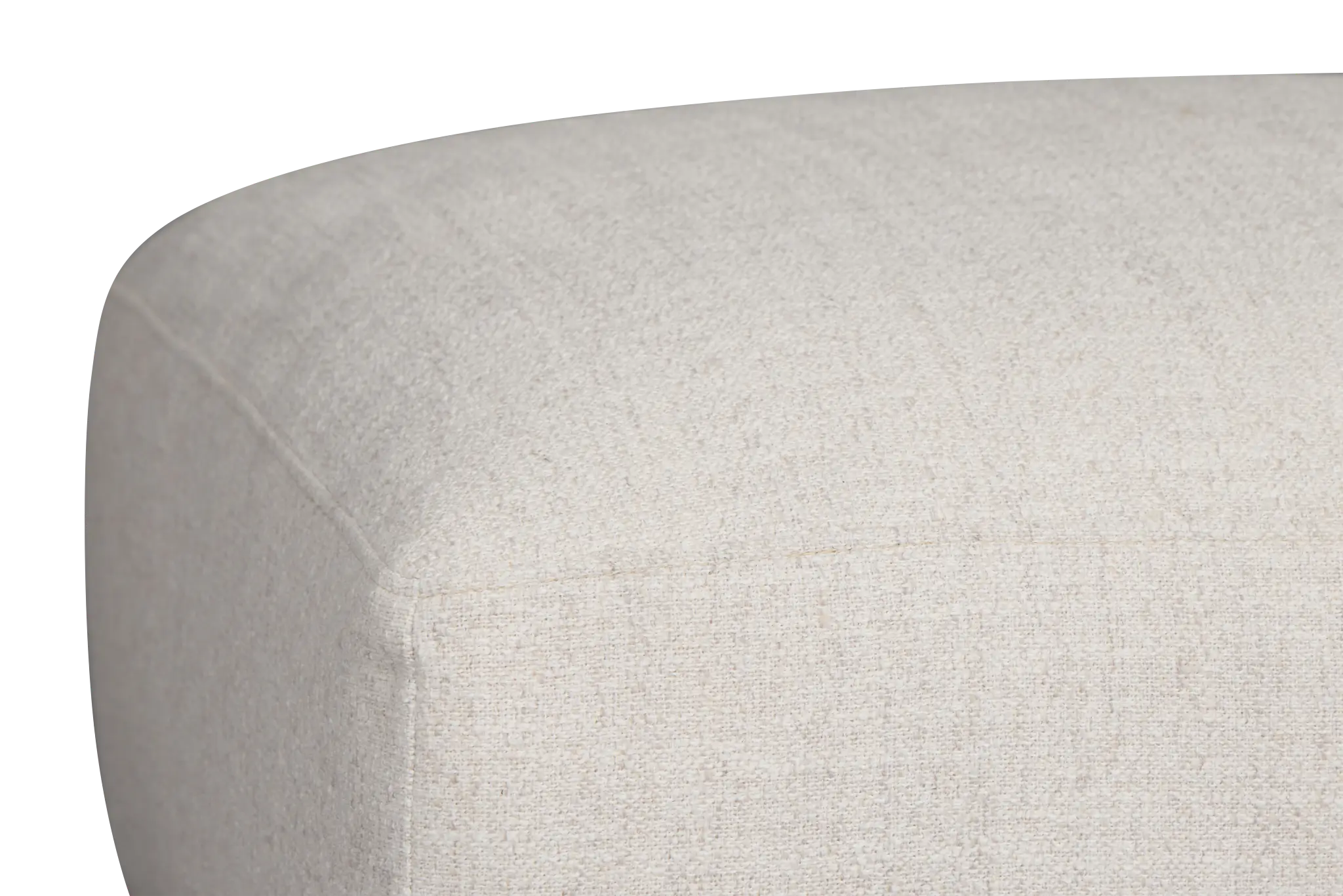 Baylor Light Beige Fabric Ottoman Baylor Light Beige Fabric Ottoman