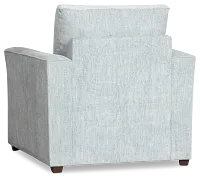Shore Light Blue Fabric Chair
