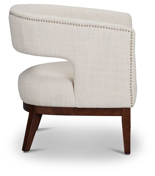 Jaxon Dark Beige Fabric Accent Chair