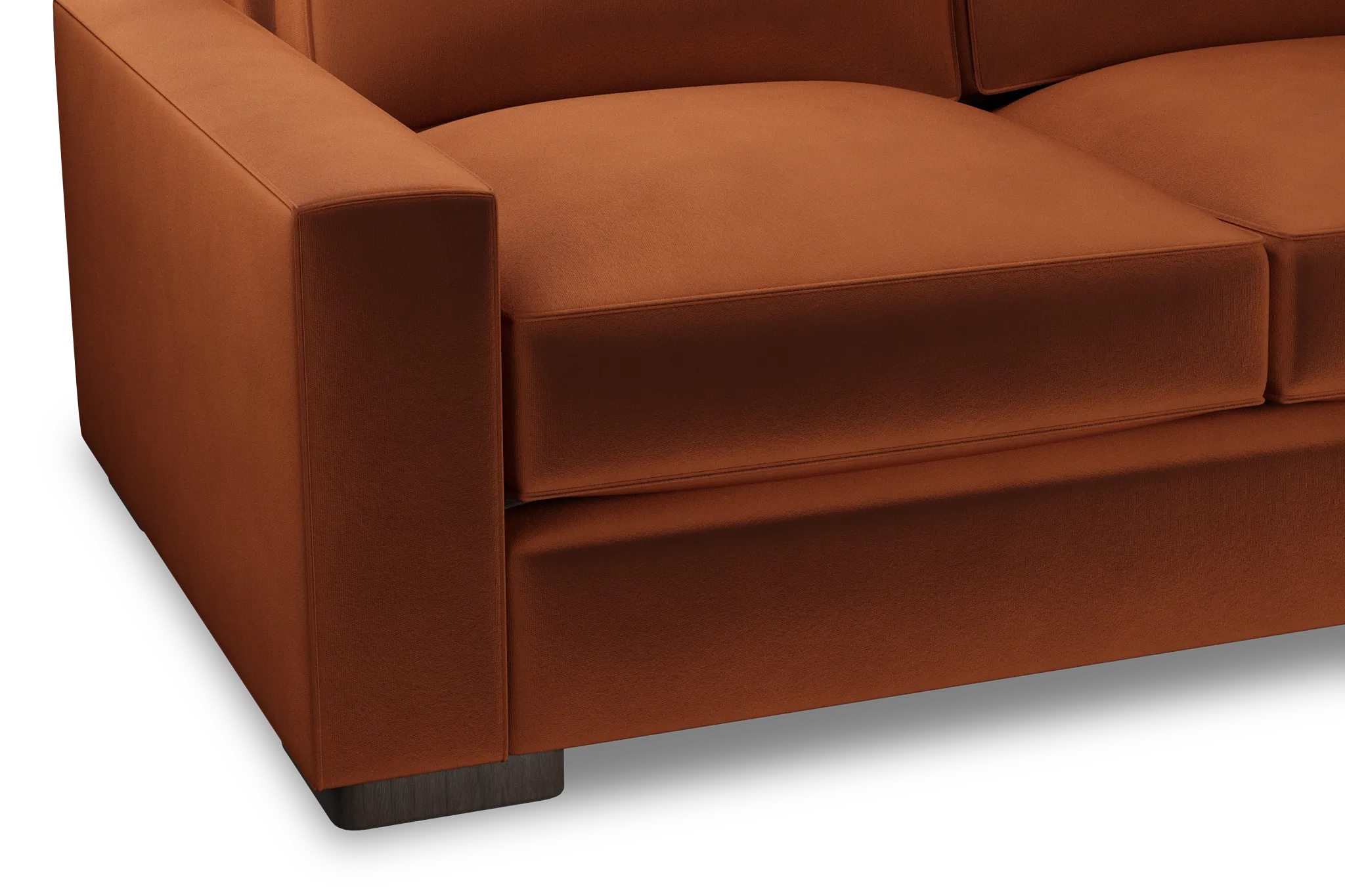 Edgewater Joya Orange Medium Two-arm Sectional