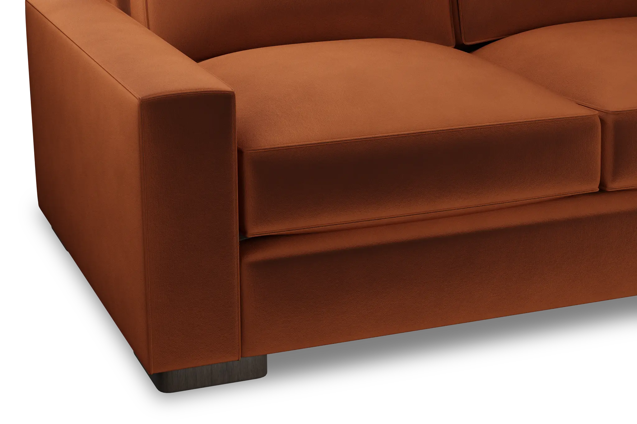 Edgewater Joya Orange Medium Two-arm Sectional Edgewater Joya Orange Medium Two-arm Sectional