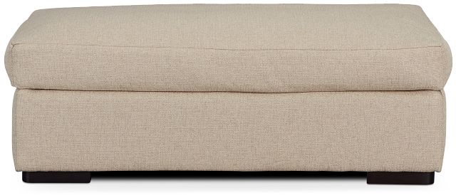 Veronica Khaki Down Ottoman