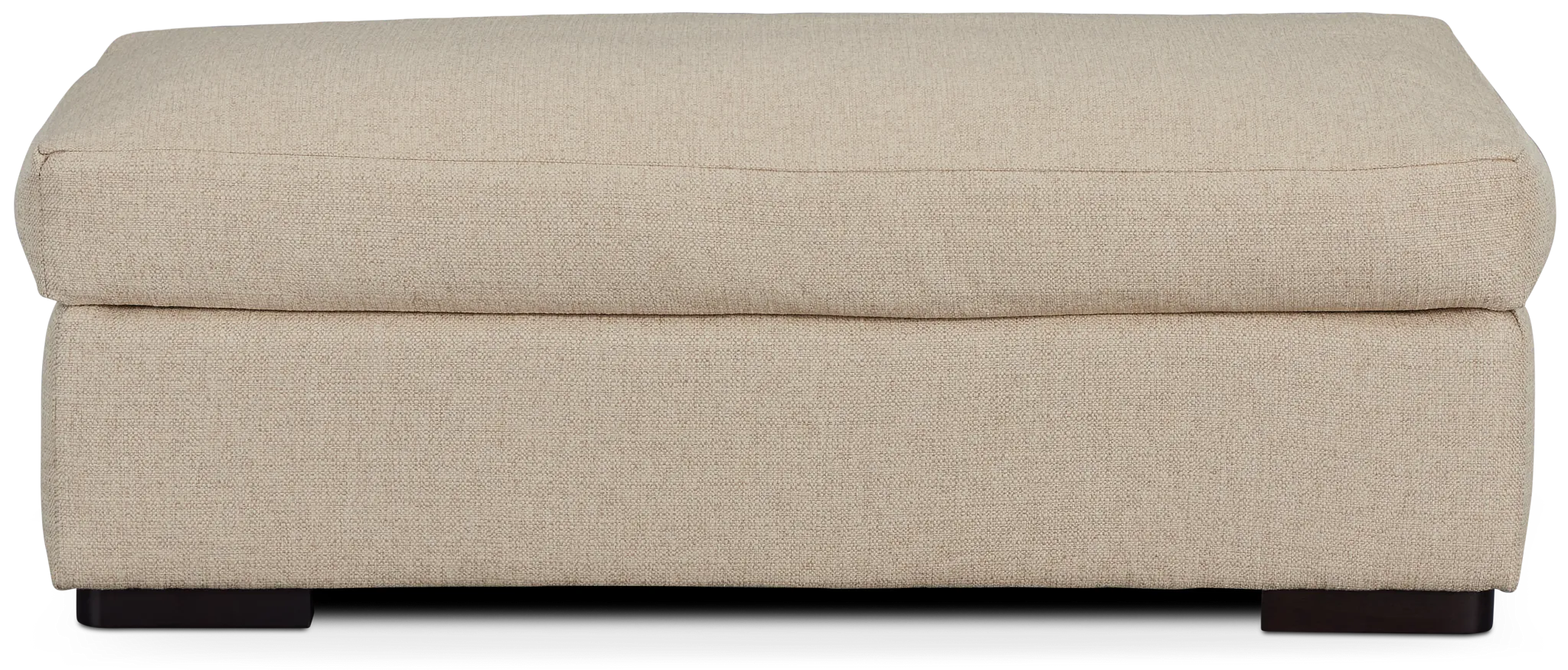 Veronica Khaki Down Ottoman