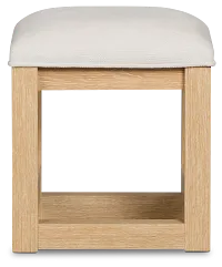 Lyndie Light Tone Uph Vanity Stool
