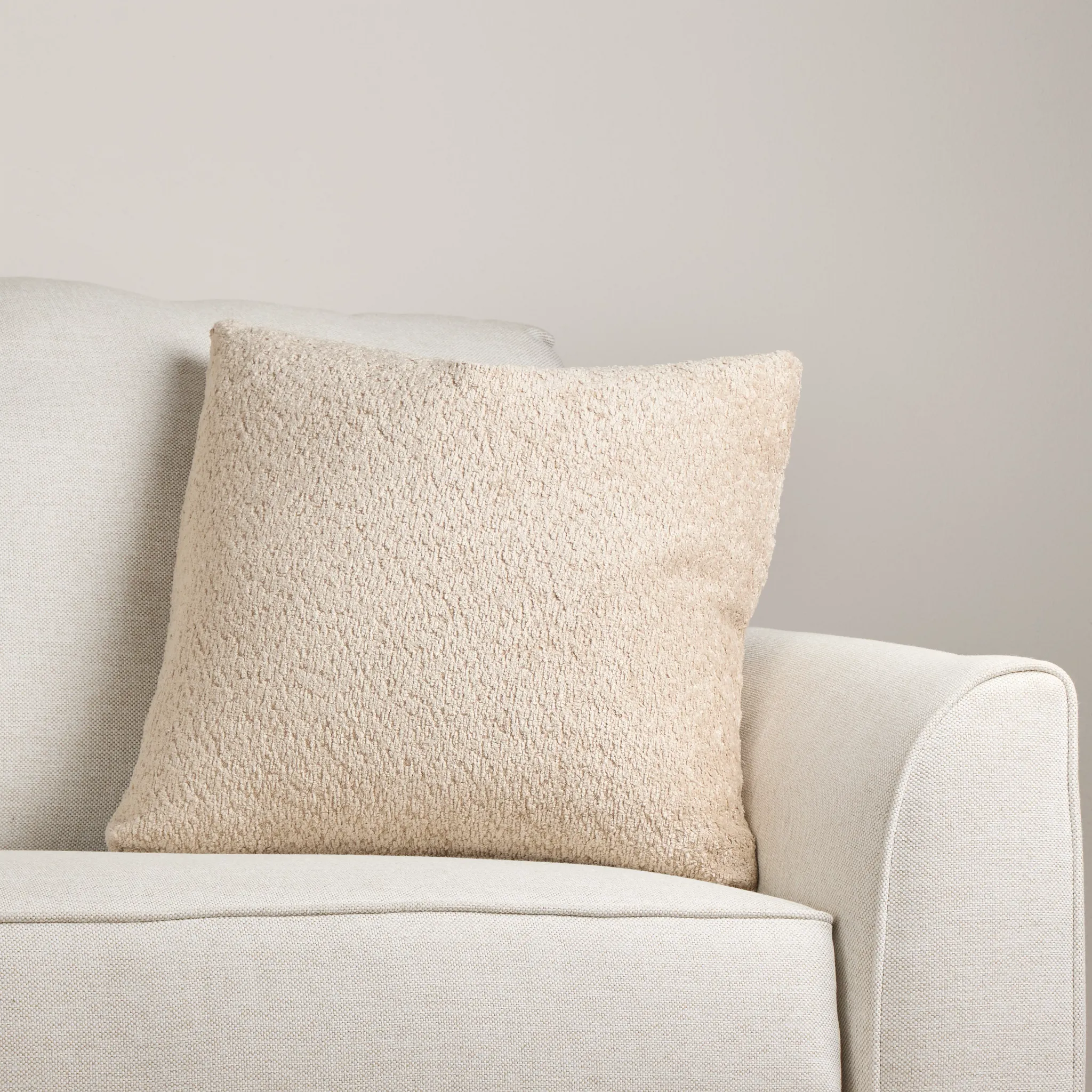 Oslo Beige 20" Square Accent Pillow