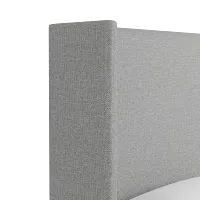 Captiva Suave White 60" Upholstered Shelter Bed