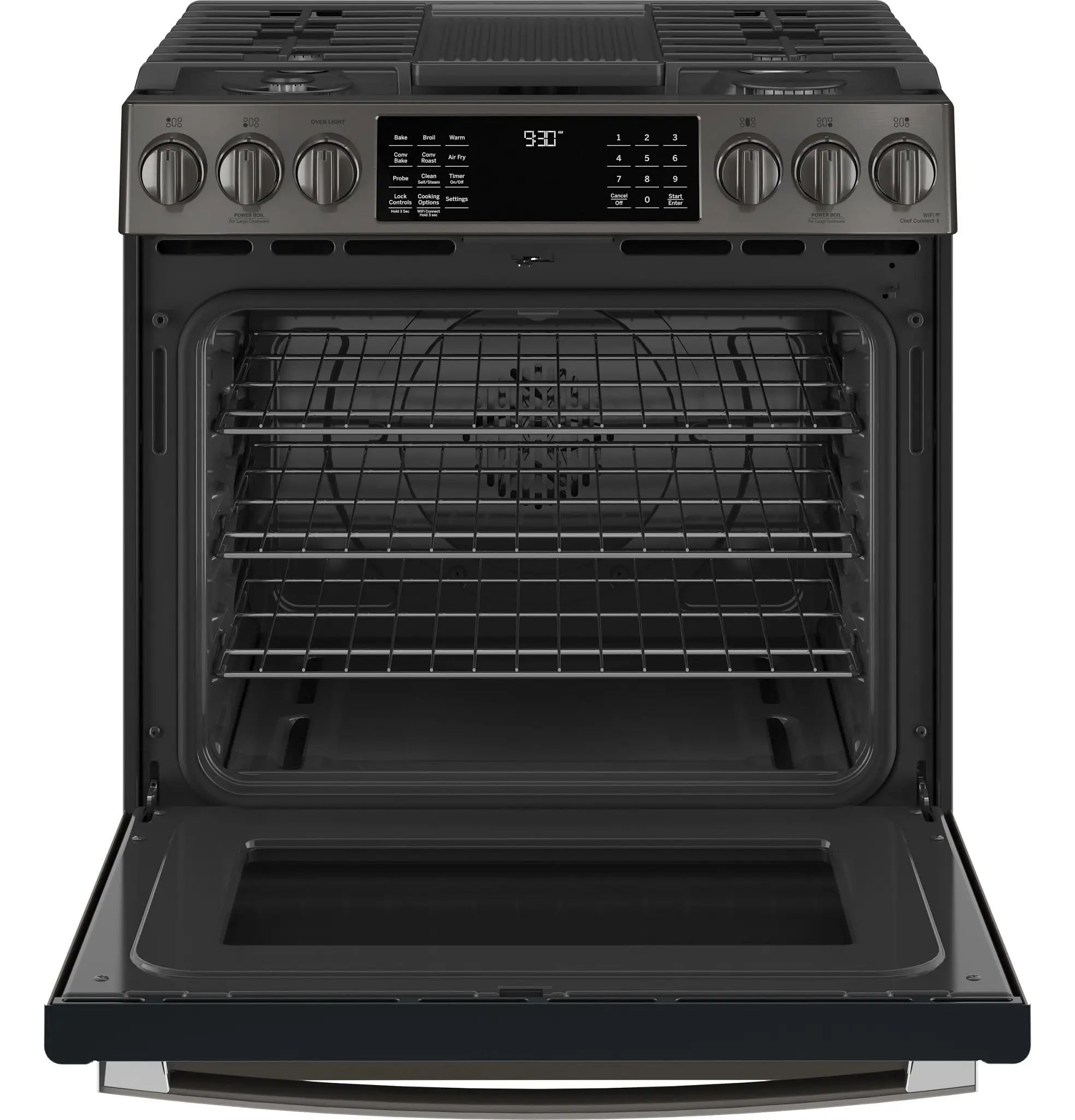 Ge Profile 930 Series Black 30" Gas Range Ge Profile 930 Series Black 30" Gas Range