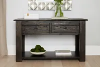 Garrett Dark Tone Storage Sofa Table