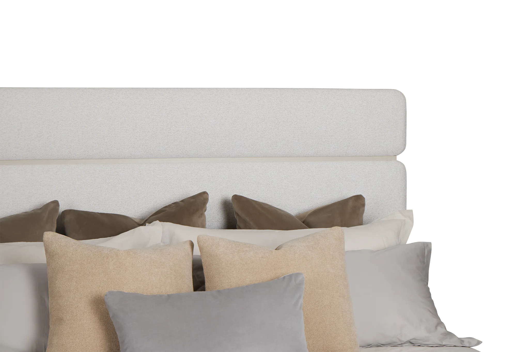 Capraia Light Beige Uph Panel Bed