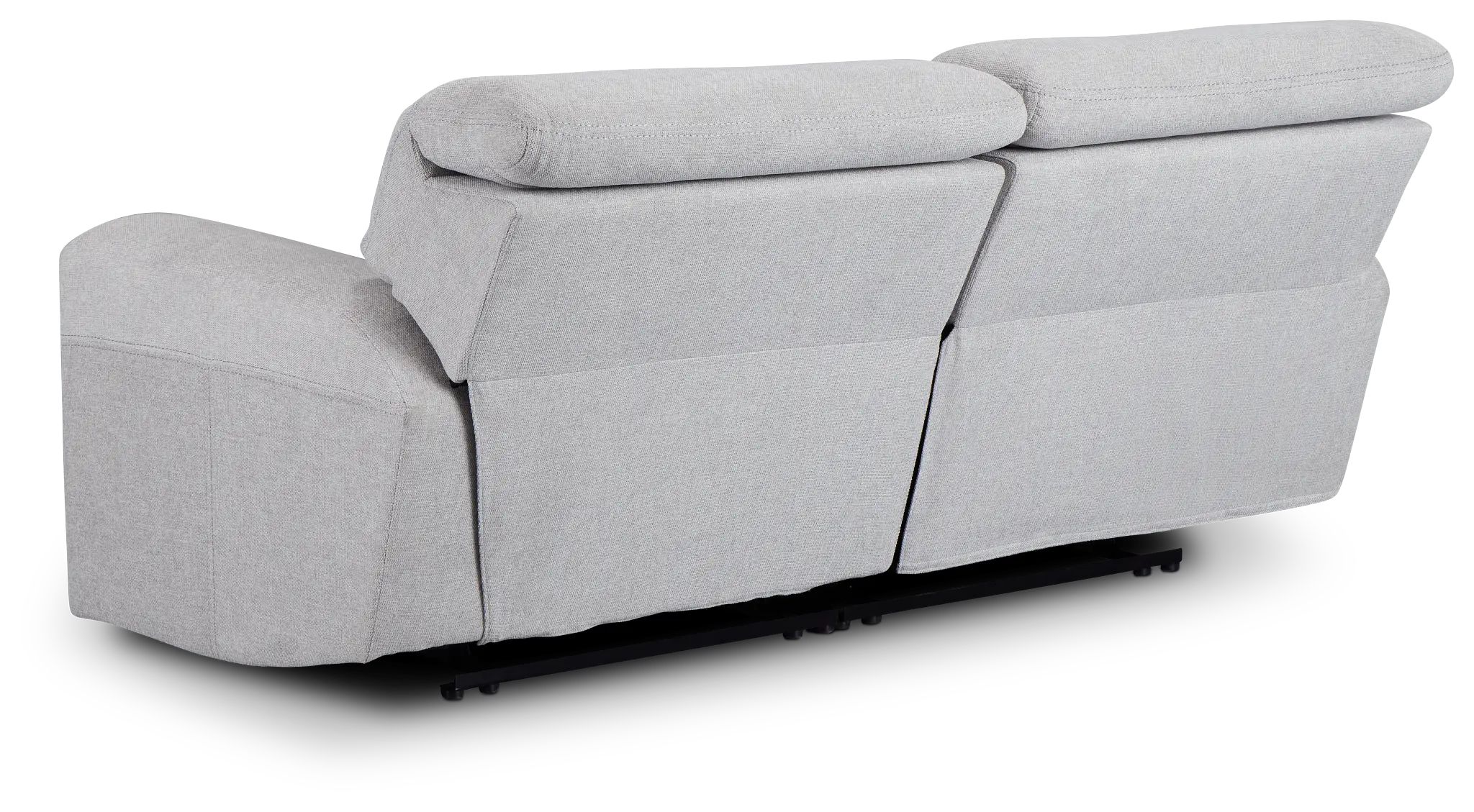 Callum Light Gray Fabric Reclining Sofa Callum Light Gray Fabric Reclining Sofa