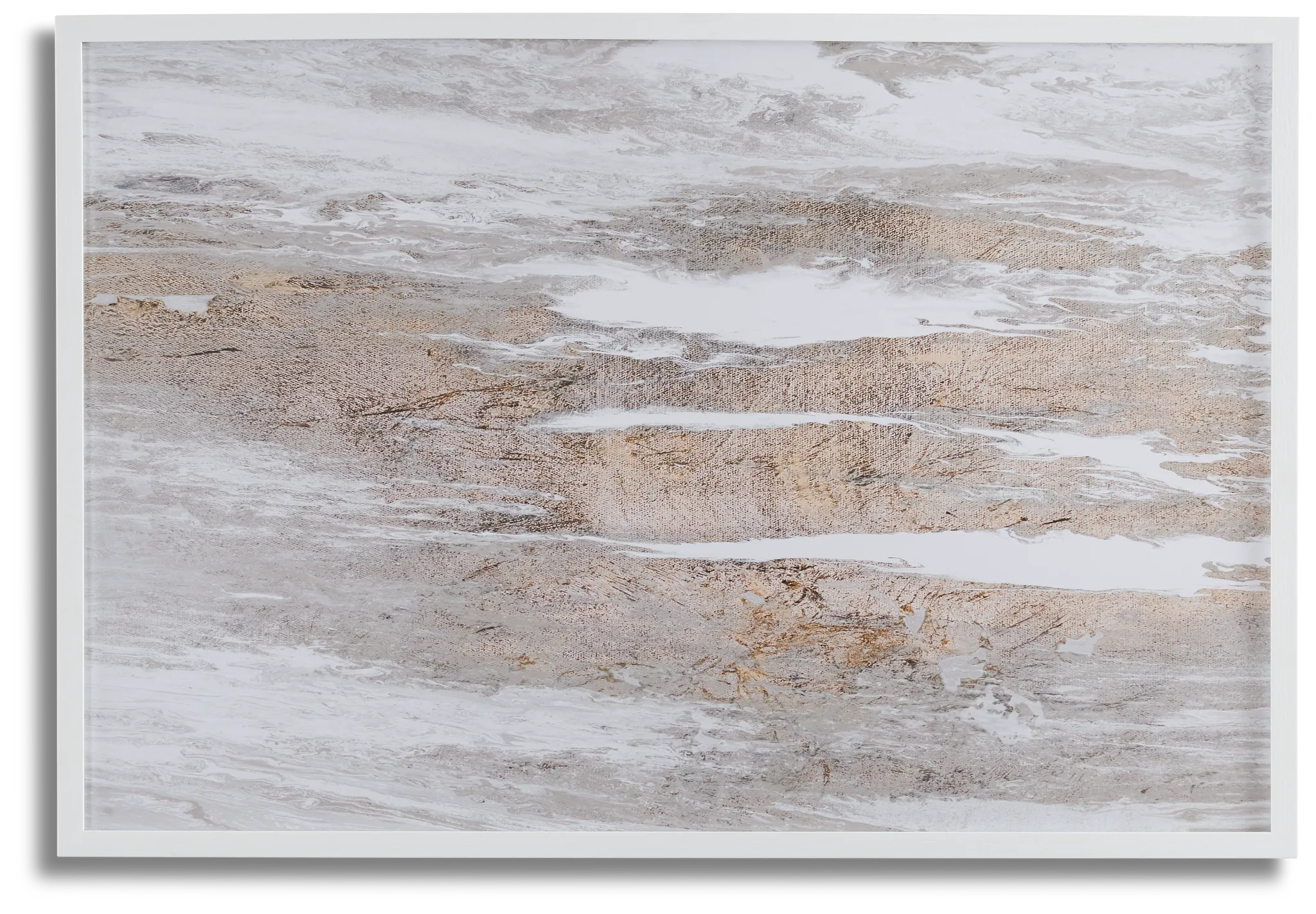 Emman Beige Framed Wall Art