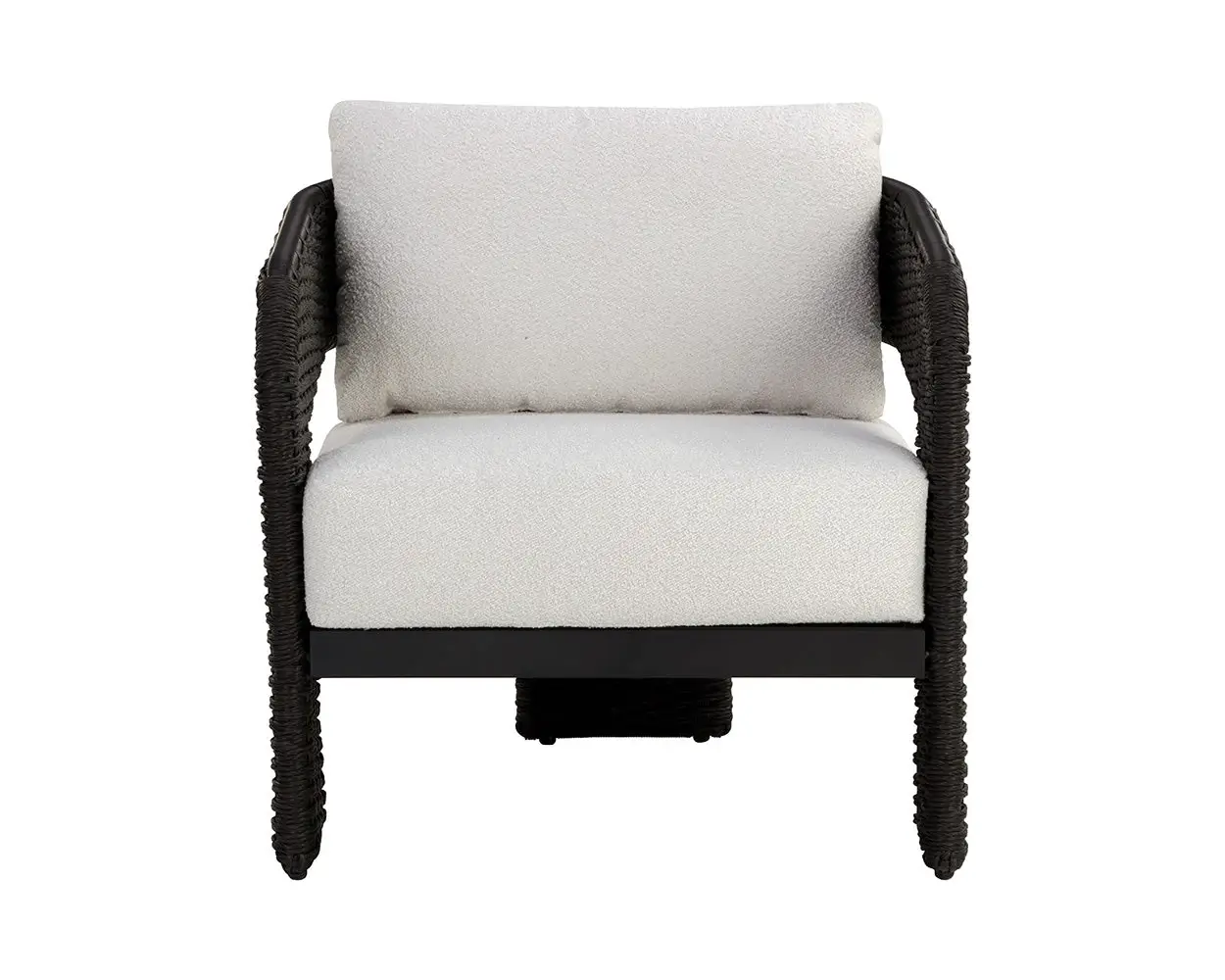 Anya Black Ivory Accent Chair Anya Black Ivory Accent Chair
