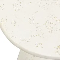 Zume White Small End Table