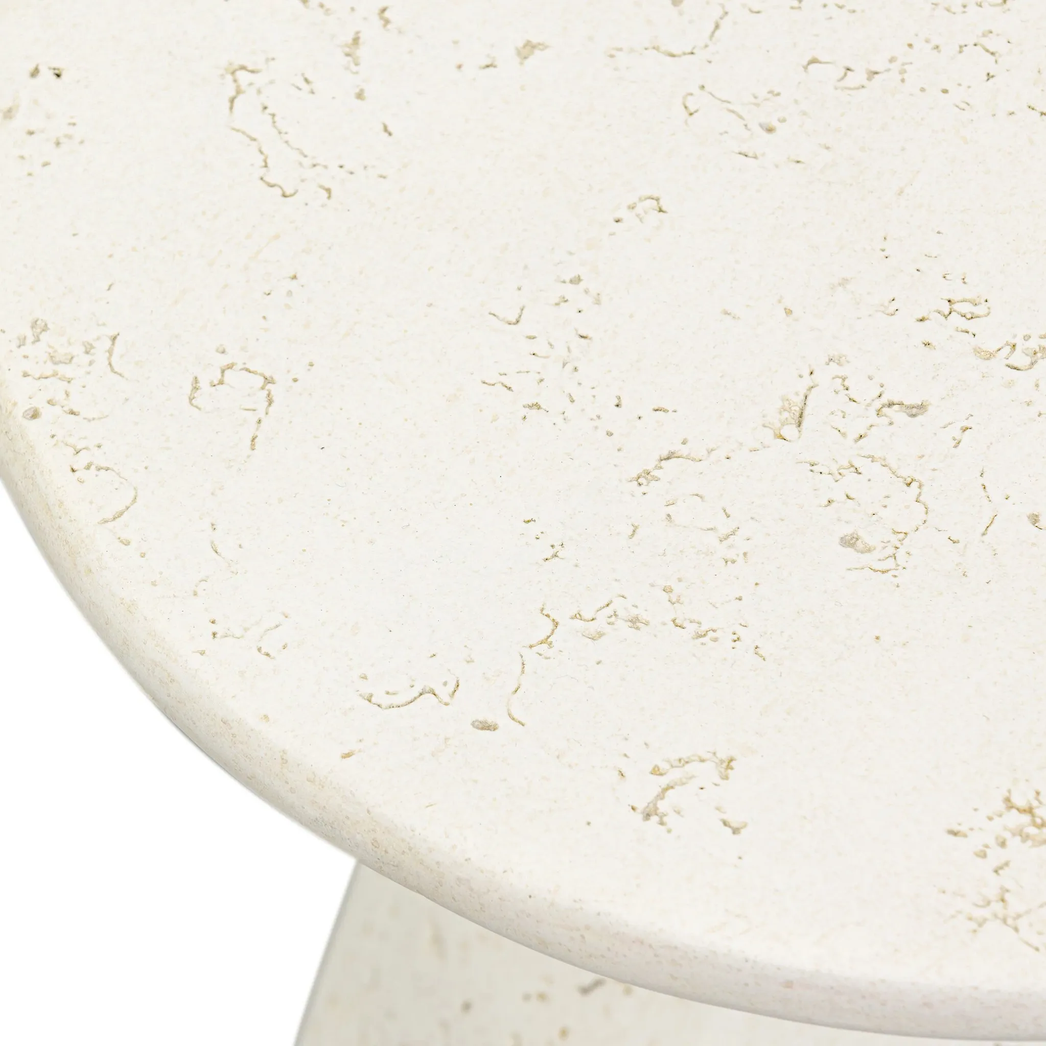 Zume White Small End Table