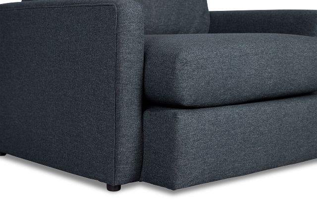 Noah Dark Blue Fabric Chair