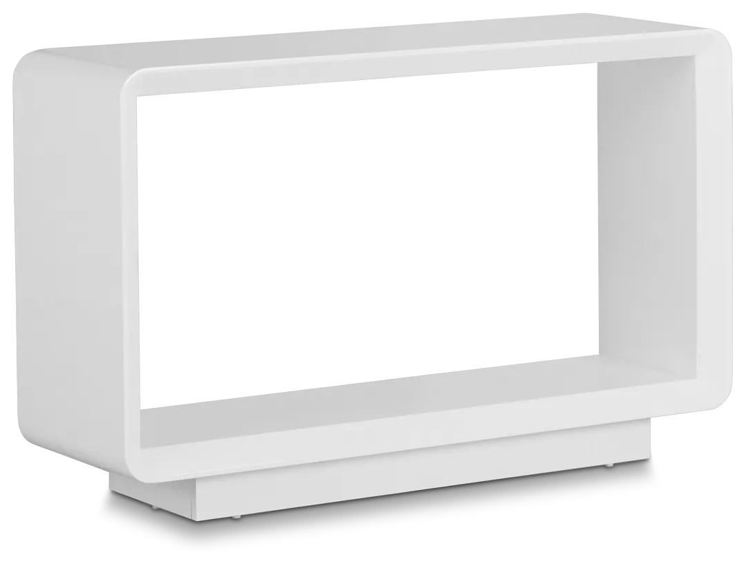 Zayden White Sofa Table