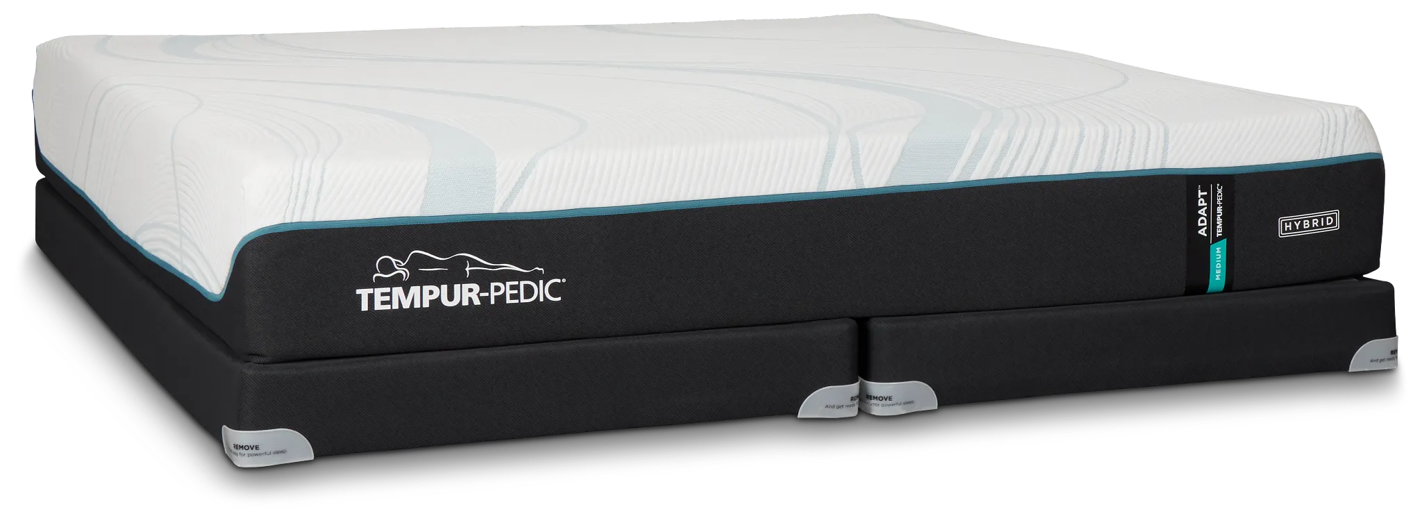 Tempur-pedic Tempur-adapt Medium Hybrid Low-profile Mattress Set