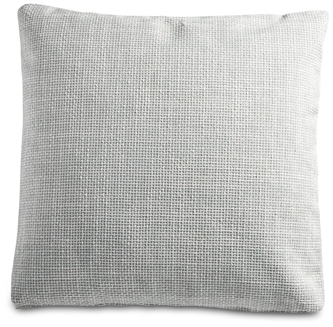 Sutt Light Blue 24" Square Accent Pillow